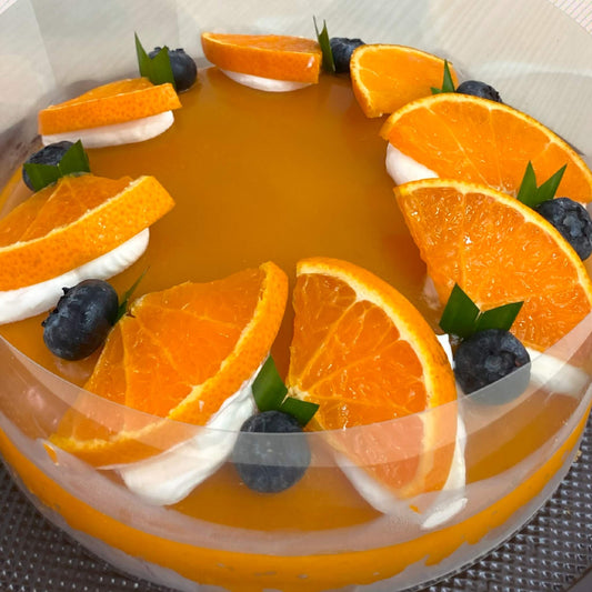 เค้กส้มโฮมเมดสั่งทำที่พัทยา จากเบเกอรี่ Yummy Yim