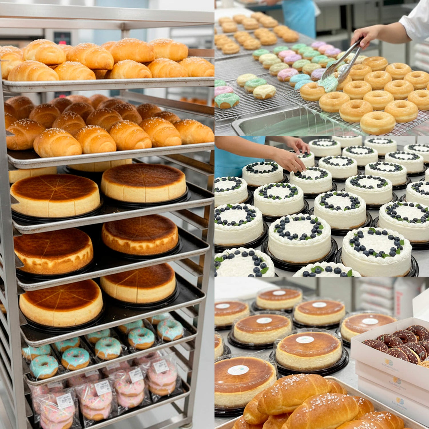 เบเกอรี่ขายส่งหลากหลายจาก Yummy Yim ในพัทยา: ชีสเค้ก, ชิโอะปัง, โดนัท, เค้ก