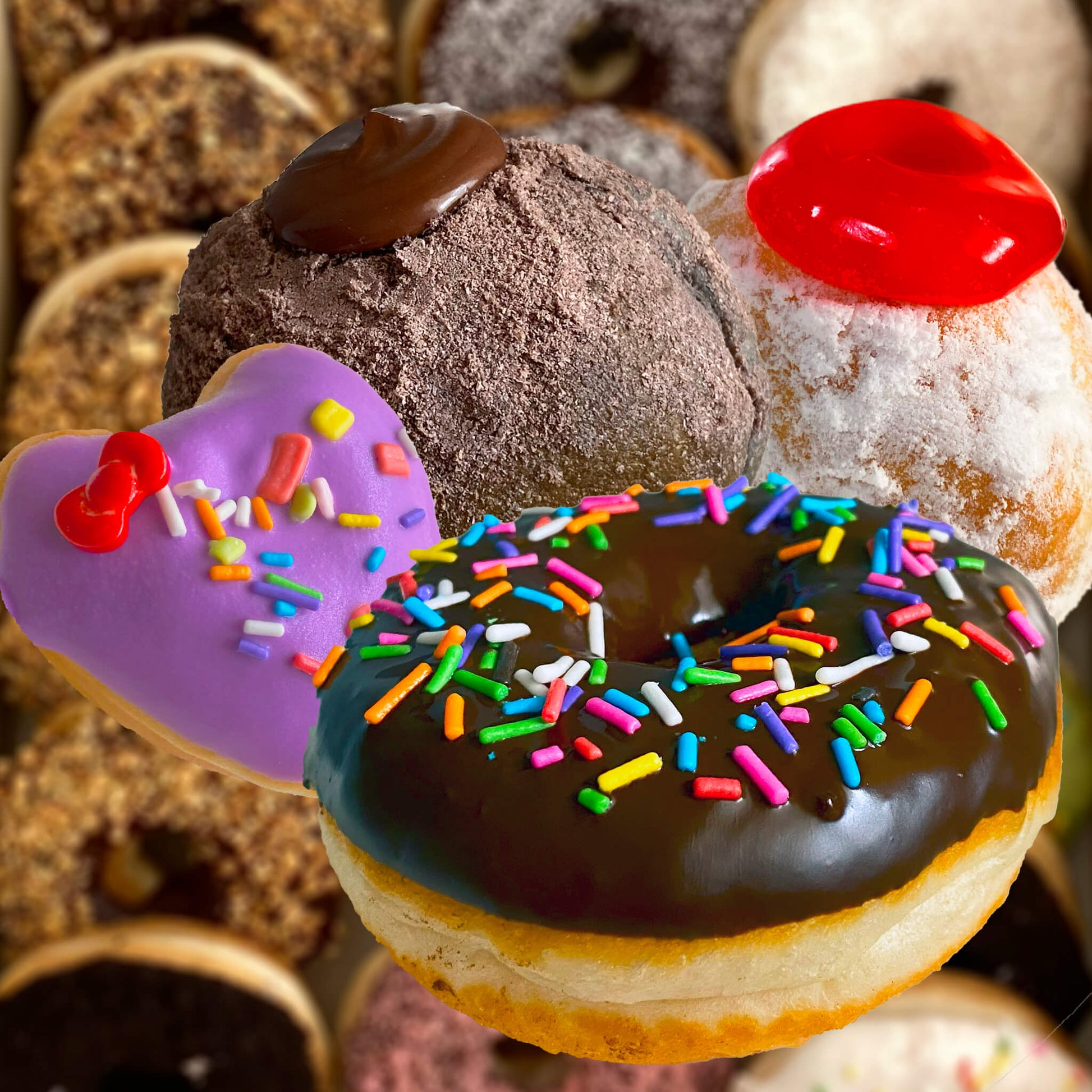 โดนัทขายส่งสดใหม่ในพัทยา จาก Yummy Yim สำหรับร้านกาแฟและธุรกิจ