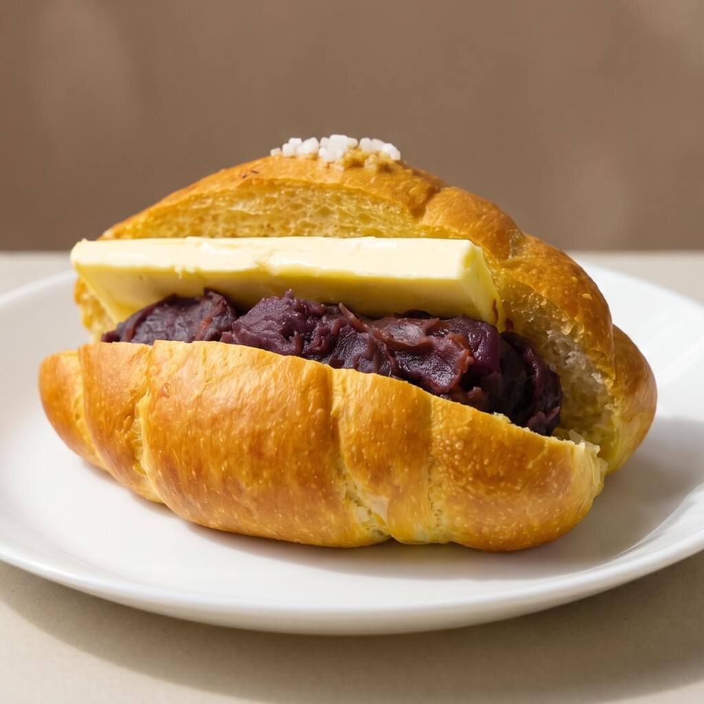 ชิโอะปังถั่วแดงเนยสด ขนมปังญี่ปุ่นเนื้อนุ่ม ทำสดใหม่ทุกวันที่ Yummy Yim เบเกอรี่พัทยา